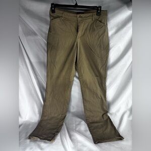 Lee Women’s‎ beige Cotton relaxed Fit straight Leg Mid rise